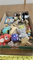 Mickey Mouse and misc old toys