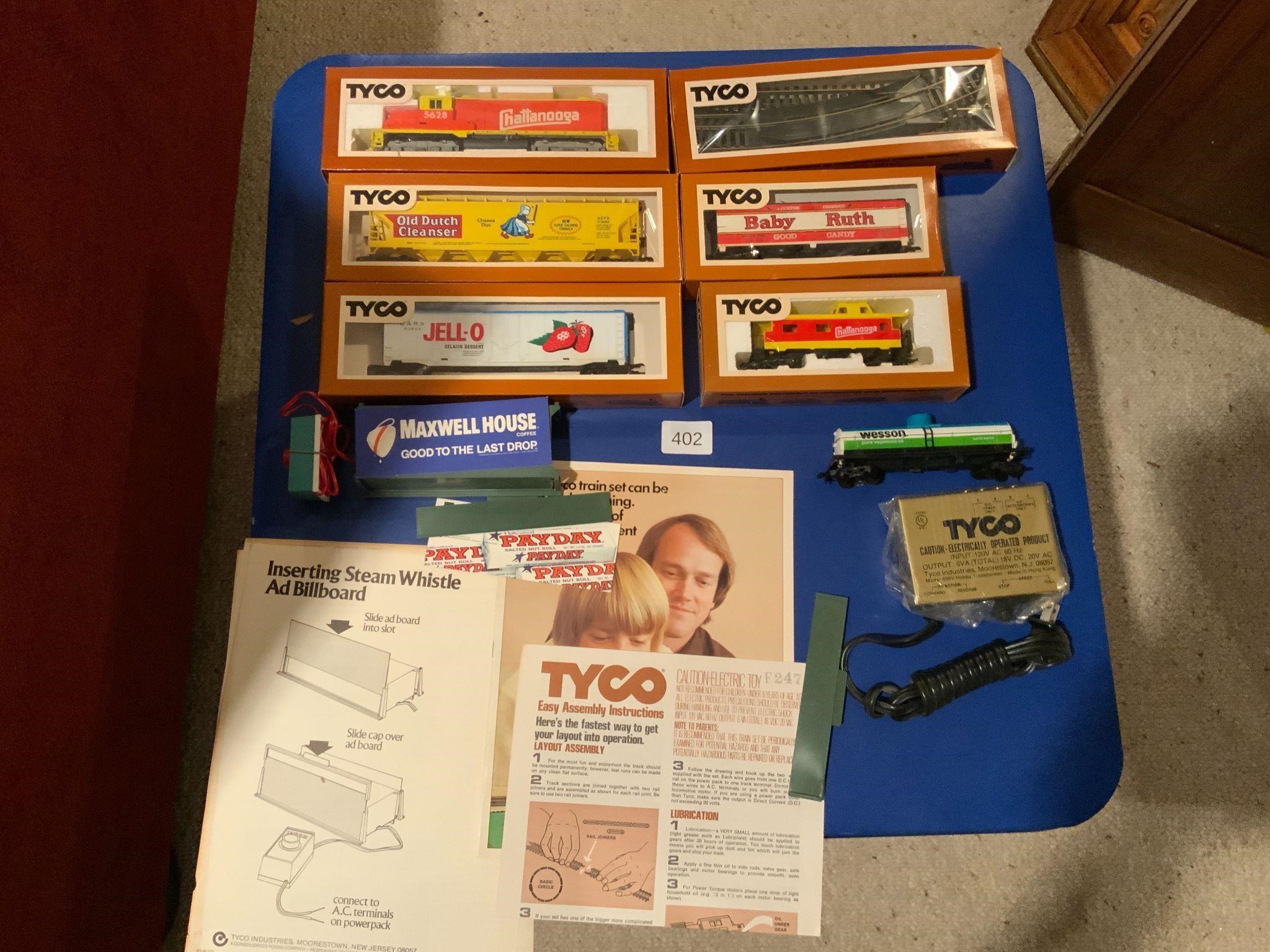 Vintage Tyco HO Scale Train In Boxes w/Steam