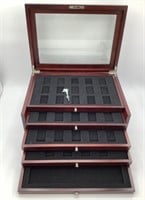 DISPLAY CASE WITH KEY