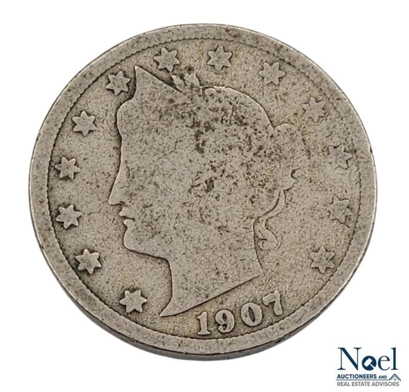 1907 Liberty Head 5 Cent Nickel