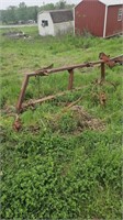 Wheel rake frame