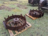Rear steel wheels for early Hart Parr 12-24