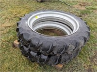 Good Year 11.2-38 tractor tires and rims