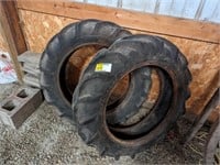 Set of Firestone 9 x 24 tractor tires, old school