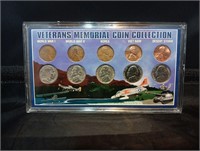 VETERANS MEMORIAL COIN COLLECTION IN CASE