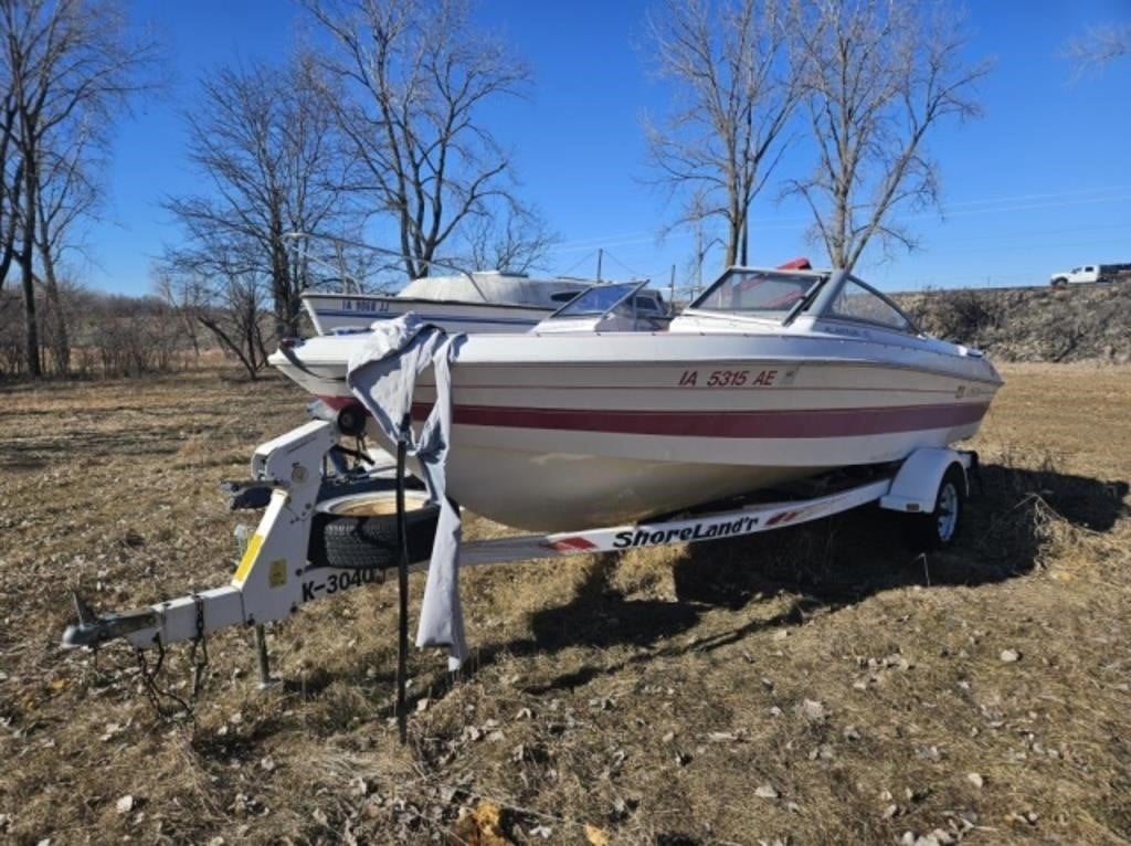 ShoreLand'R Trailer selling with Larson Boat