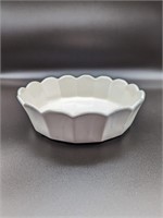 Vintage Scalloped Serving Dish by McCoy