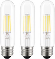 NEW 3PK Edison Tube Light Bulbs Daylight 4000K