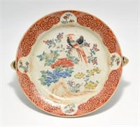 Old Japanese Porcelain Warming Dish.