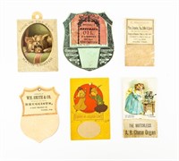 Lot Of 6 Vintage Match Related Advertisements