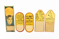 Lot Of 5 Vintage Match Related Advertisements
