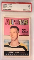 1967 Topps Hockey Complete Set w/2 PSA Bobby Orr's