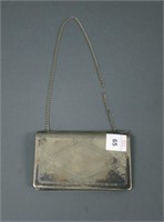 Marked German Silver Folding Wrist Purse