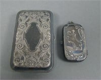Two Victorian Silver Plate Ladies Items