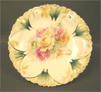 RS Prussia Rose Floral Decorated 8 1/2" Plate