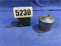 Small Metal Container w/Flip Open Lid, 1.5"T