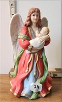 Home Interiors 7"  Angel Holding Baby Homco