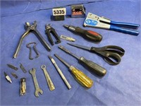 Pop Rivetool, 12' Tape, Screwdrivers & More