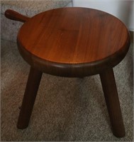 Vntg Style Wood Milking Stool