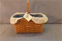 Longaberger Basket- Lg. Market Wooden Handle