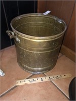 Brass Bucket Planter