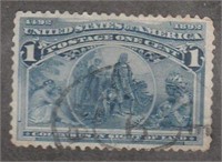 1892 Columbian Exposition 1c Scott # 230