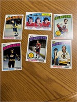 1976 Topps NHL 6-pack set