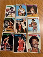 1975 Topps NBA multi-card set