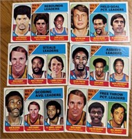 1974-75 Topps NBA Leader multi-card set