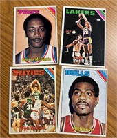 1975 Topps multi-card Pat Riley, George McGinnis+