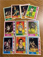 1973 Topps NBA -Stars 11 card multi-pack