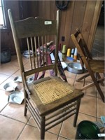 Vintage Pattern Back Chair