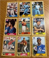 1987 Topps 9 multi-card pack