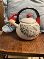 Rooster, tea, kettle