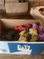Box lot flowers