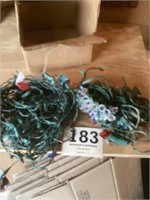 Box lot of Christmas lights