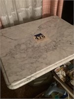 Marble top stand