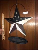 Metal Star Welcome Sign