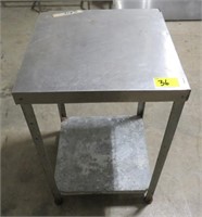 22" Square SS Table