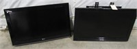 Lot - LG & Dynex 32" TV's