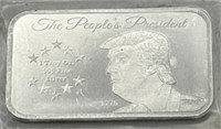 (WX) 1oz Silver Bar The People’s President Donald