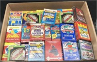 (D) Baseball mini box cards  packs and more