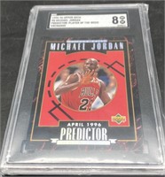 (WX) Michael Jordan 1995-96 UD predictor