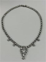 Marked Lov Rel rhinestone necklace