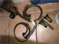 (3) Brass Horns