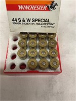 44 S&W spl 200gr 15 rnds