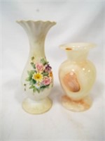 Marble Vase - Lefton Matte Bisque Porcelain Vase