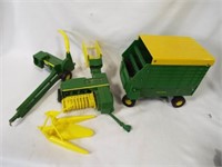 ERTL John Deere Green Toy Farm Implements
