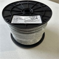 250ft of 1/4" Galvanized Cable