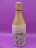 John Thompson Ginger Beer Hamilton Bottle 8" H